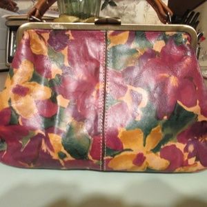 Patricia Nash Floral Leather Satchel/Reduced!